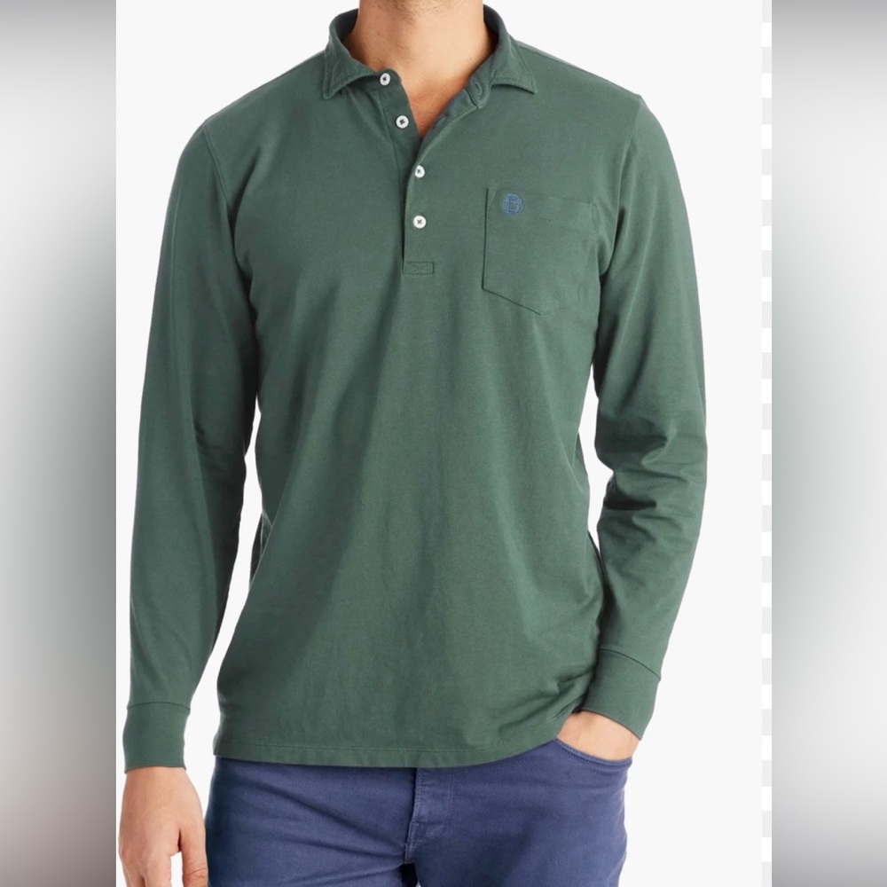 B Draddy long sleeve polo w/ GMGC logo